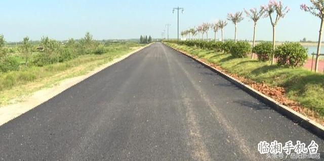 临湘黄盖湖防汛道路提质改造工程月底竣工